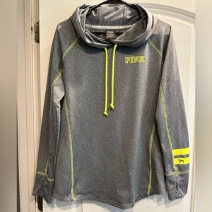Victoria’s Secret PINK Running Hoodie Grey Size L